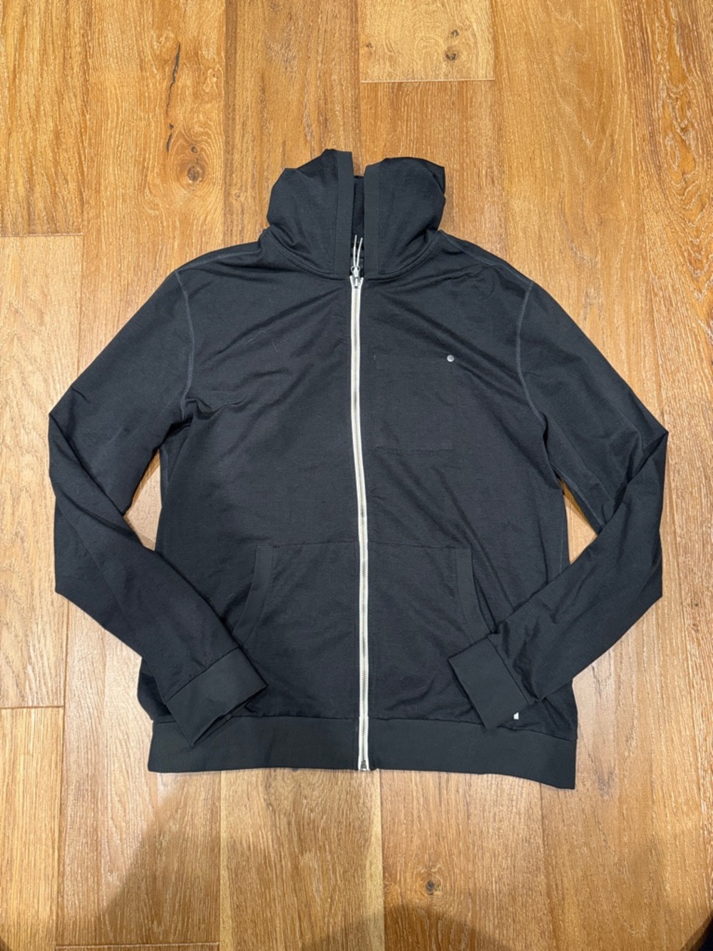 Vuori Black Full-Zip Hoodie